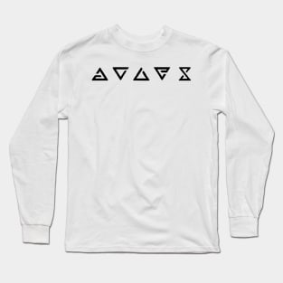 Signs of the witcher : Aard, Quen, Igni, Yrden, Axii Long Sleeve T-Shirt